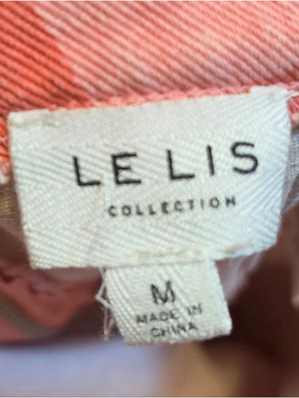 LeLis Collection Pink Checkered Billie Skirt Size Medium - Picture 4 of 7